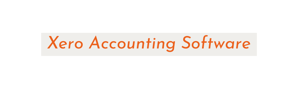 Xero Accounting Software